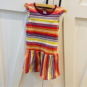 Tea Collection Colorful Striped Sleeveless Dress size 5